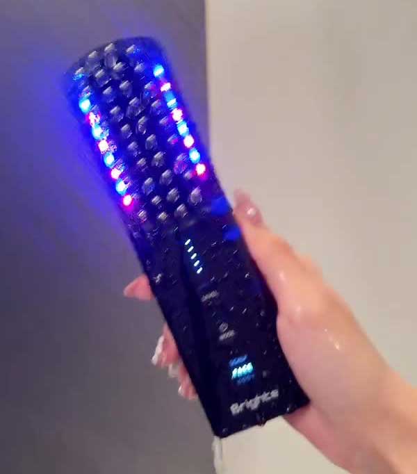 防水。シャワーで濡らしても使える